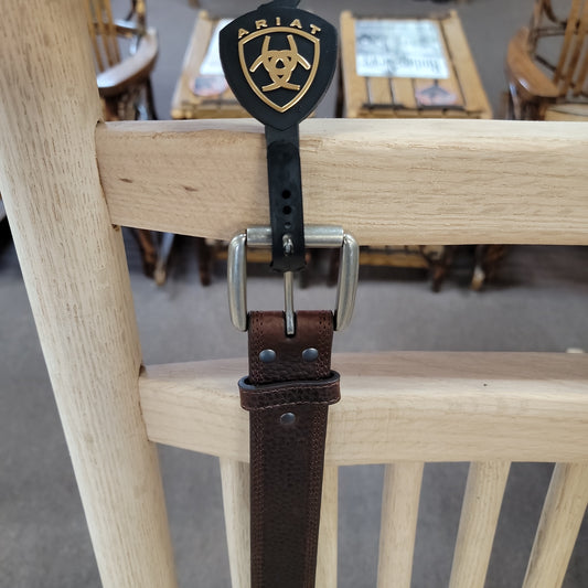 Mens Belt Ariat Stitched-Brown A10004630
