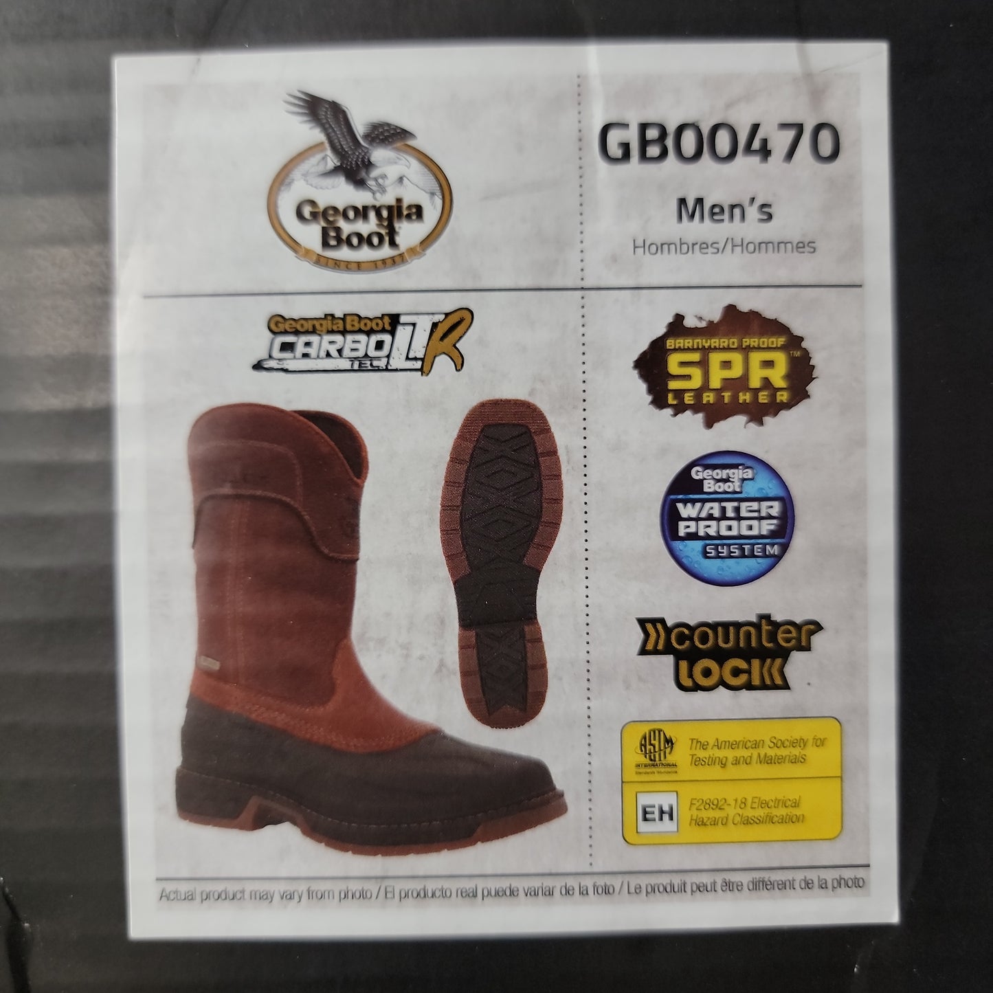 Boots - Mens GA Sq Toe Muddog GB00470