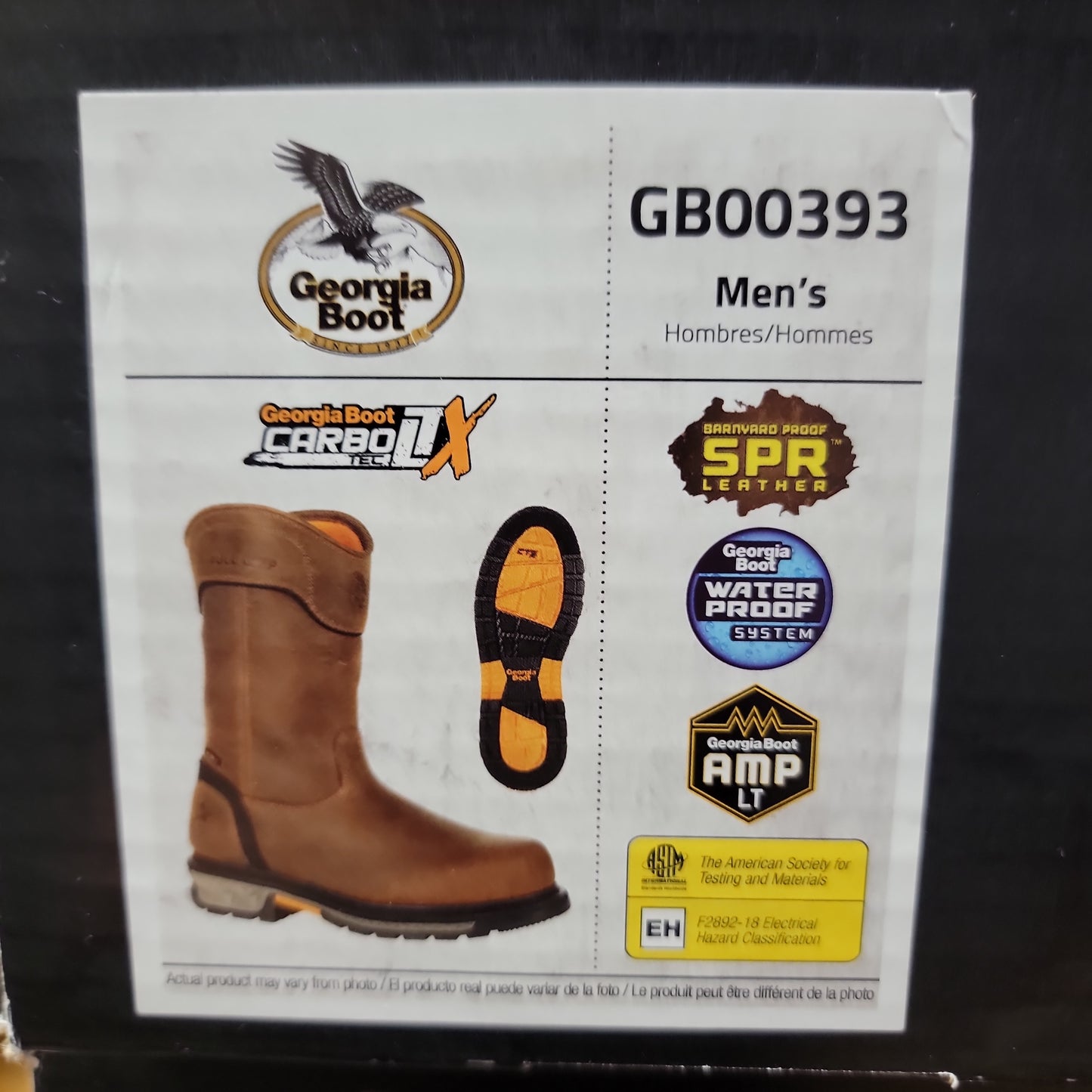 Boots - Mens GA 11'' Workboot-Brown : GB00393
