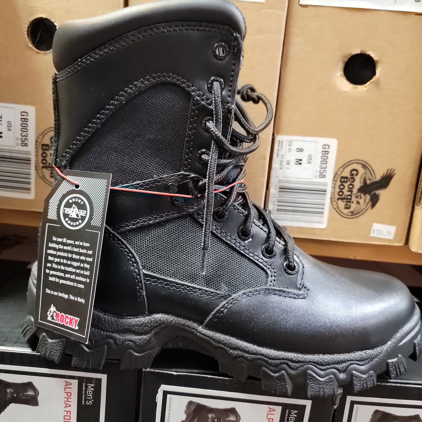 Boots - Mens Rocky Alpha Zip-Black : FQ0002173