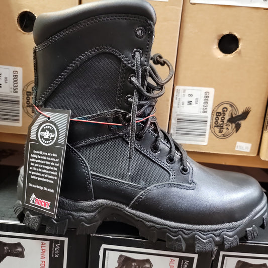 Boots - Mens Rocky Alpha Zip-Black : FQ0002173