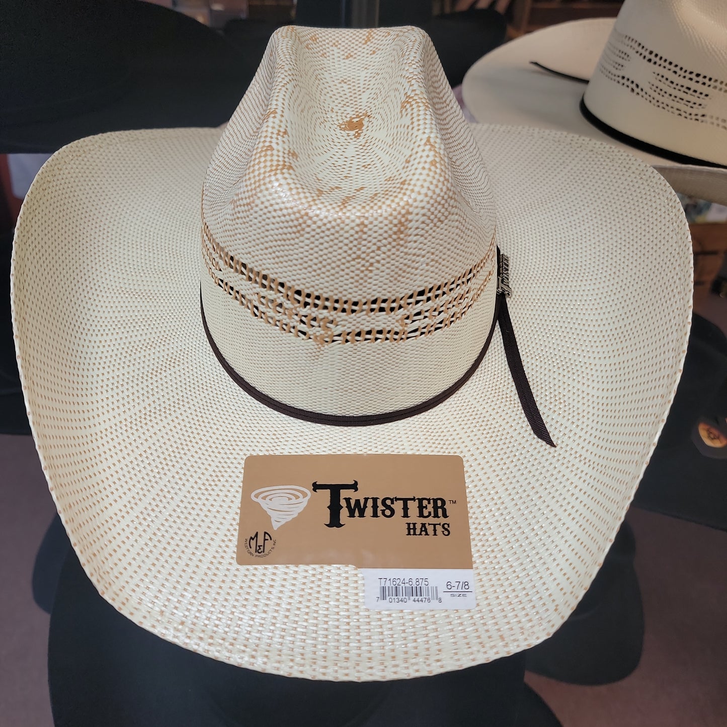 Hat - Twister 4 1/4'' Brim-Cream : T71624