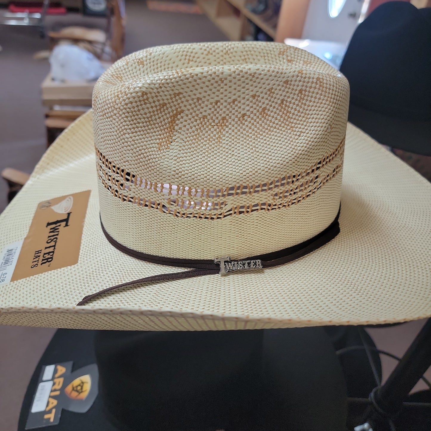 Hat - Twister 4 1/4'' Brim-Cream : T71624