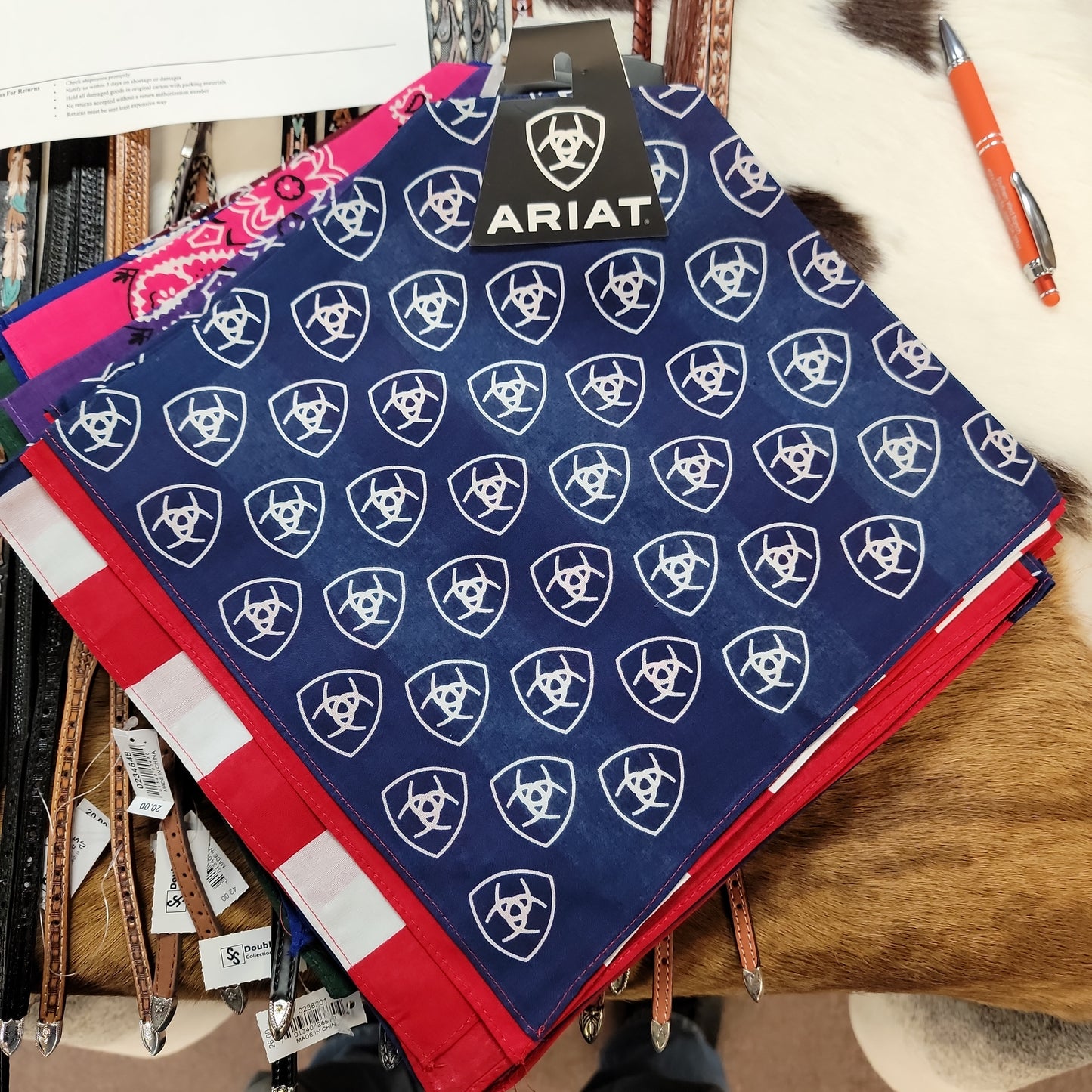 Ariat American flag bandana