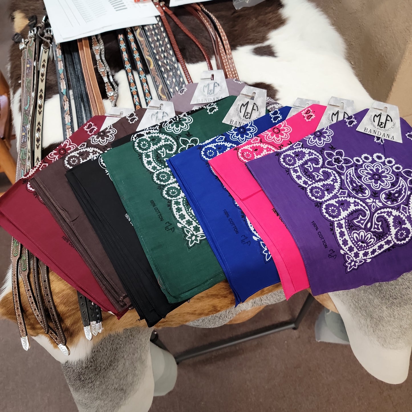 Assorted bandanas