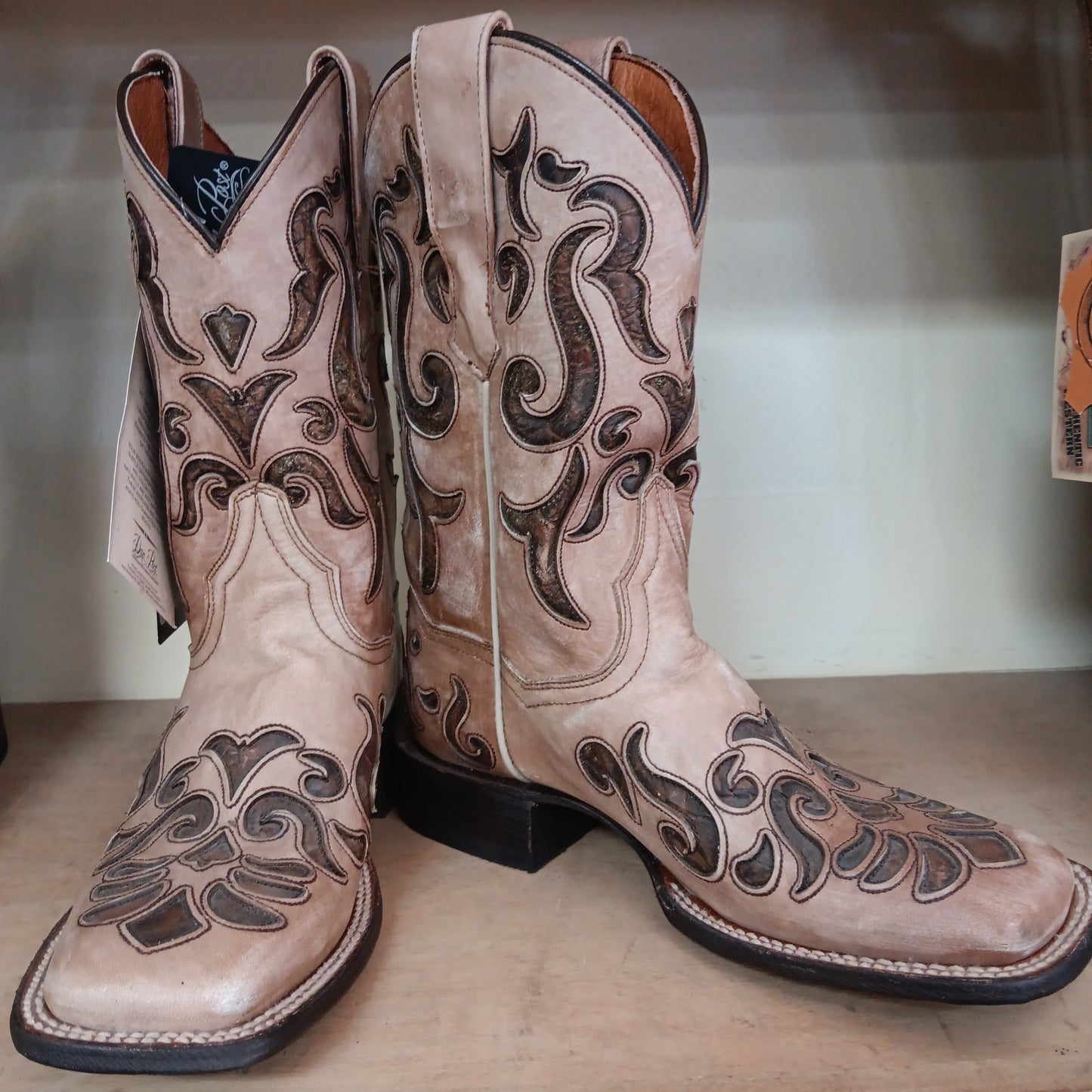 Boots - Ladies Dan Post Vanna-Tan : 6