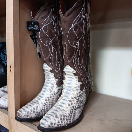Boots - Ladies Dan Post Python-Natural : 6.5