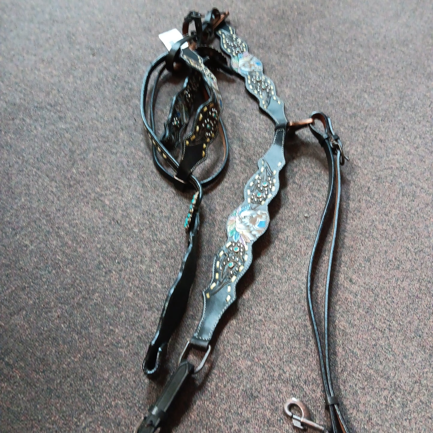Pony headstall and breas