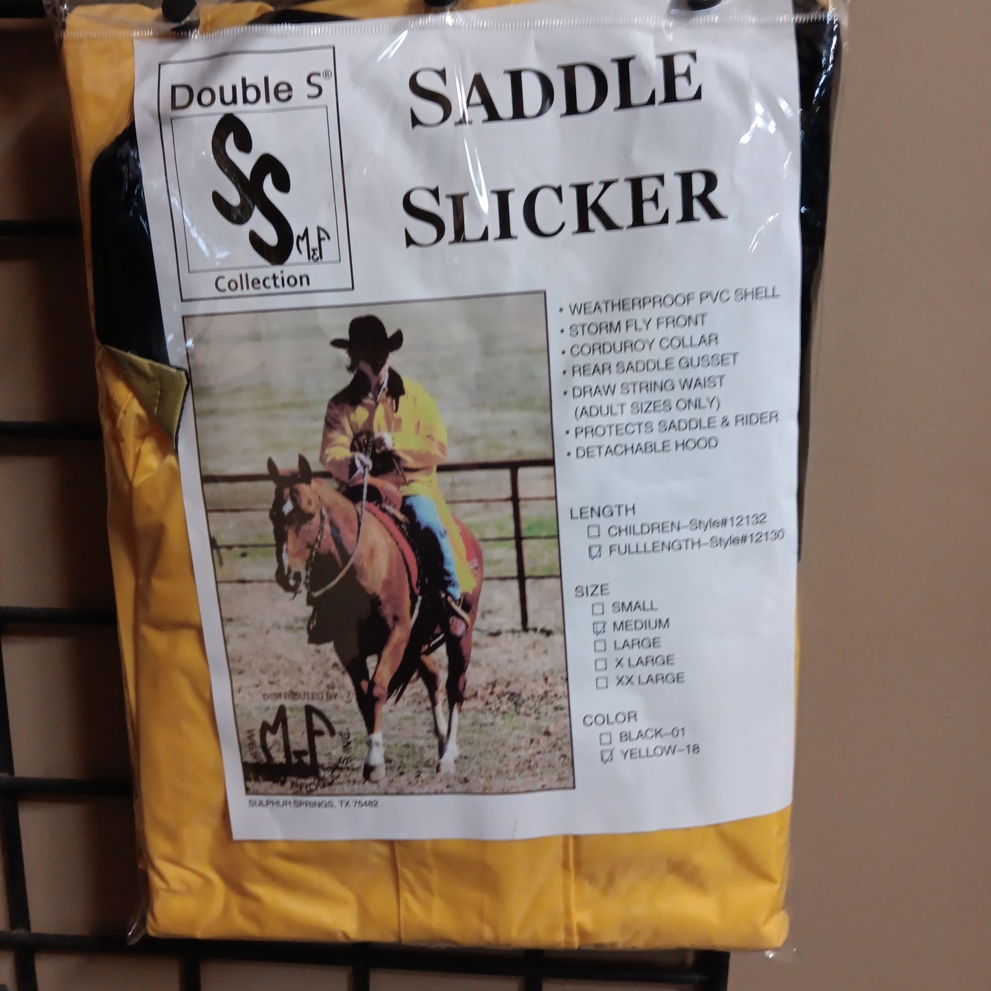 Saddle slicker