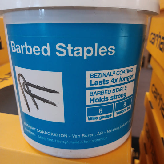 Barbed Staples-Blue : 8lb
