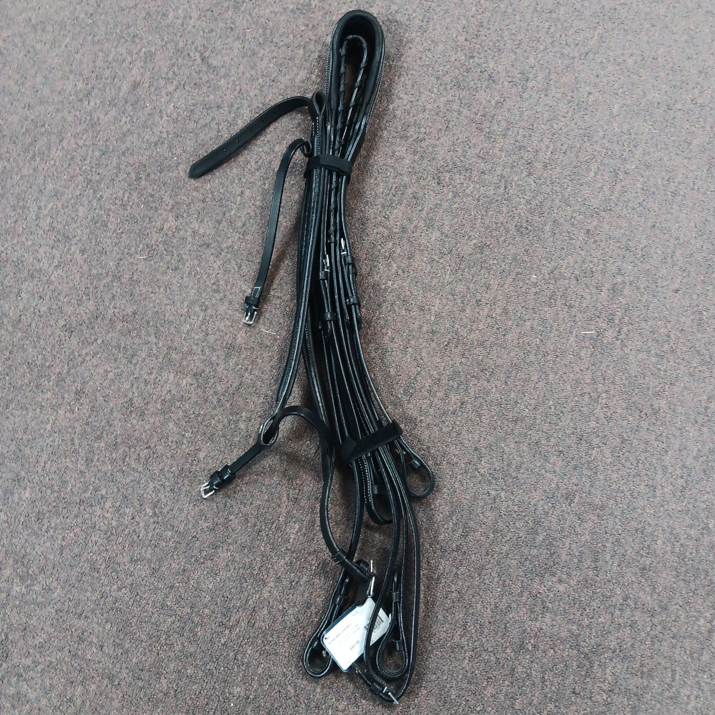 English Bridle & Rein Set-Black/Brown