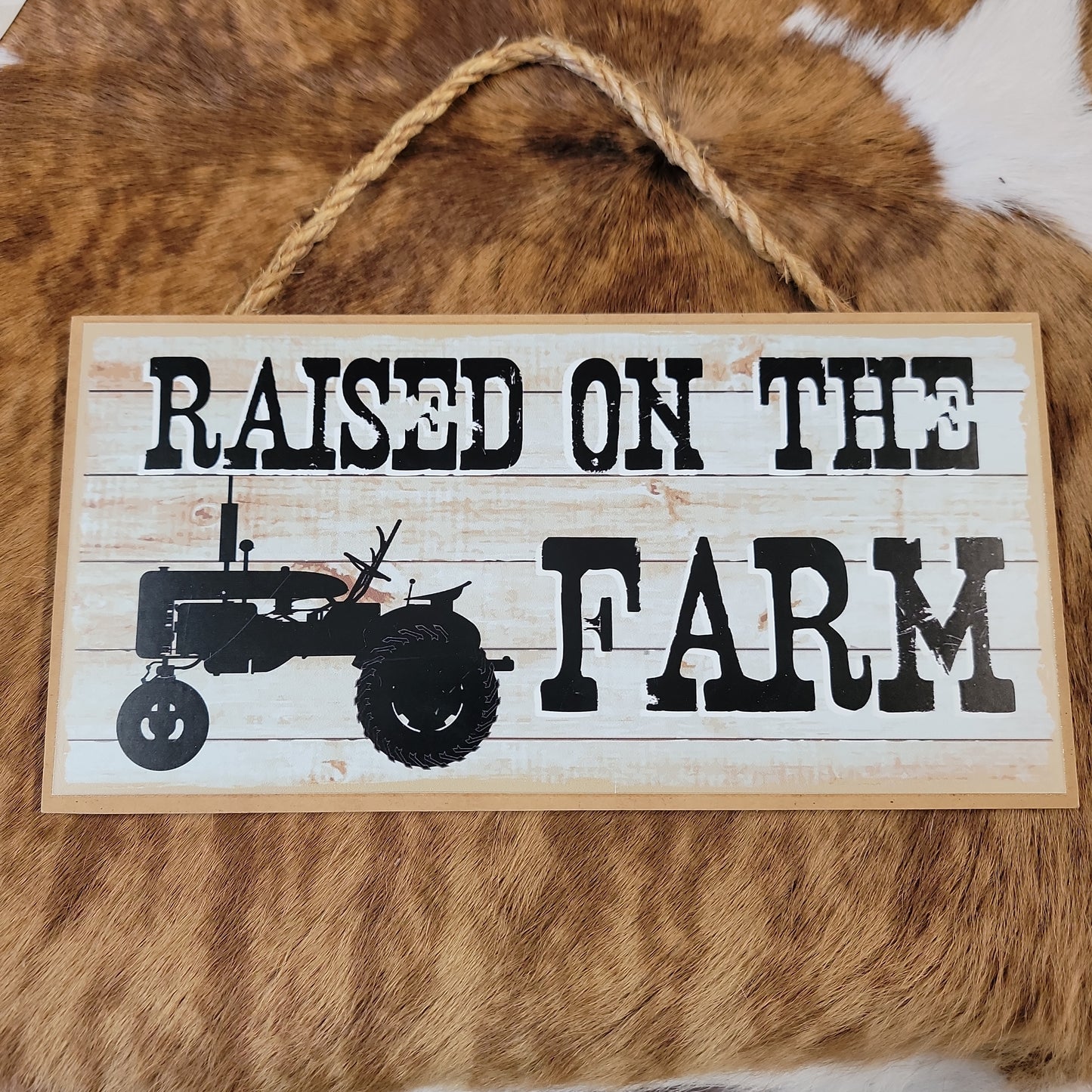 Raised on the Farm home decore