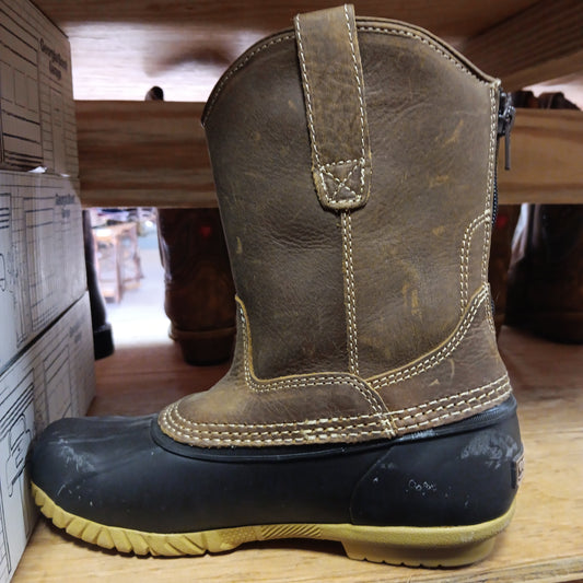 KID BRN 8"WORK BROWN-BROWN : GB00531C