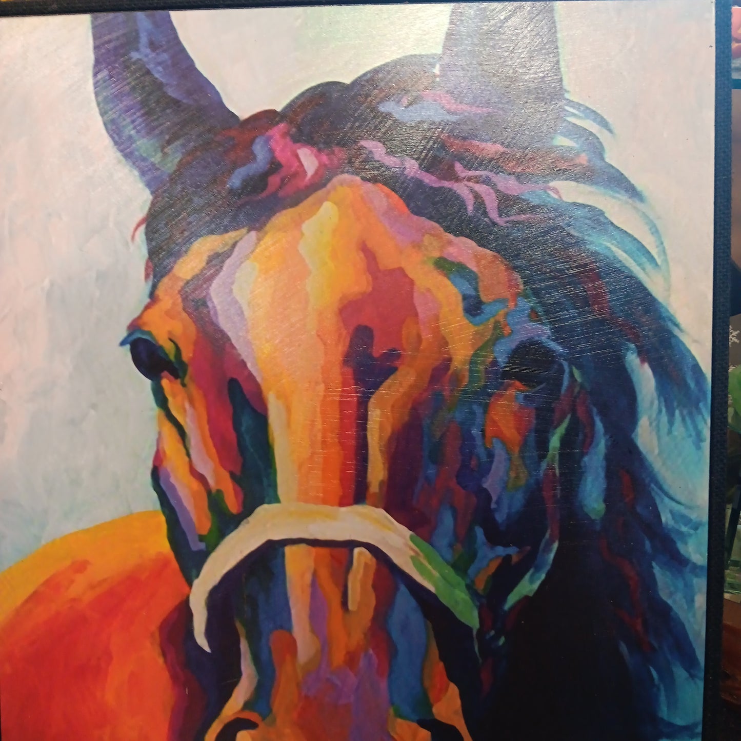 Horse oil painting