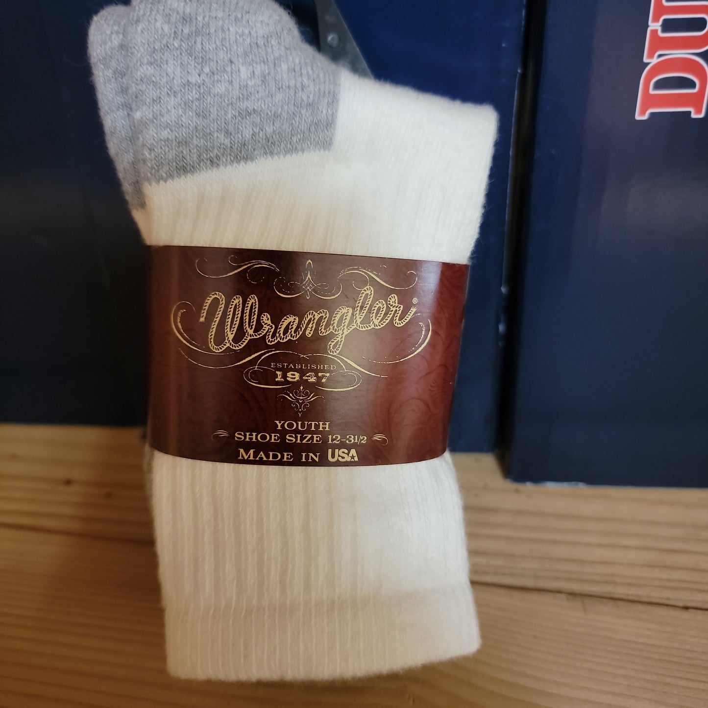 Wrangler socks-white : 12-3/2