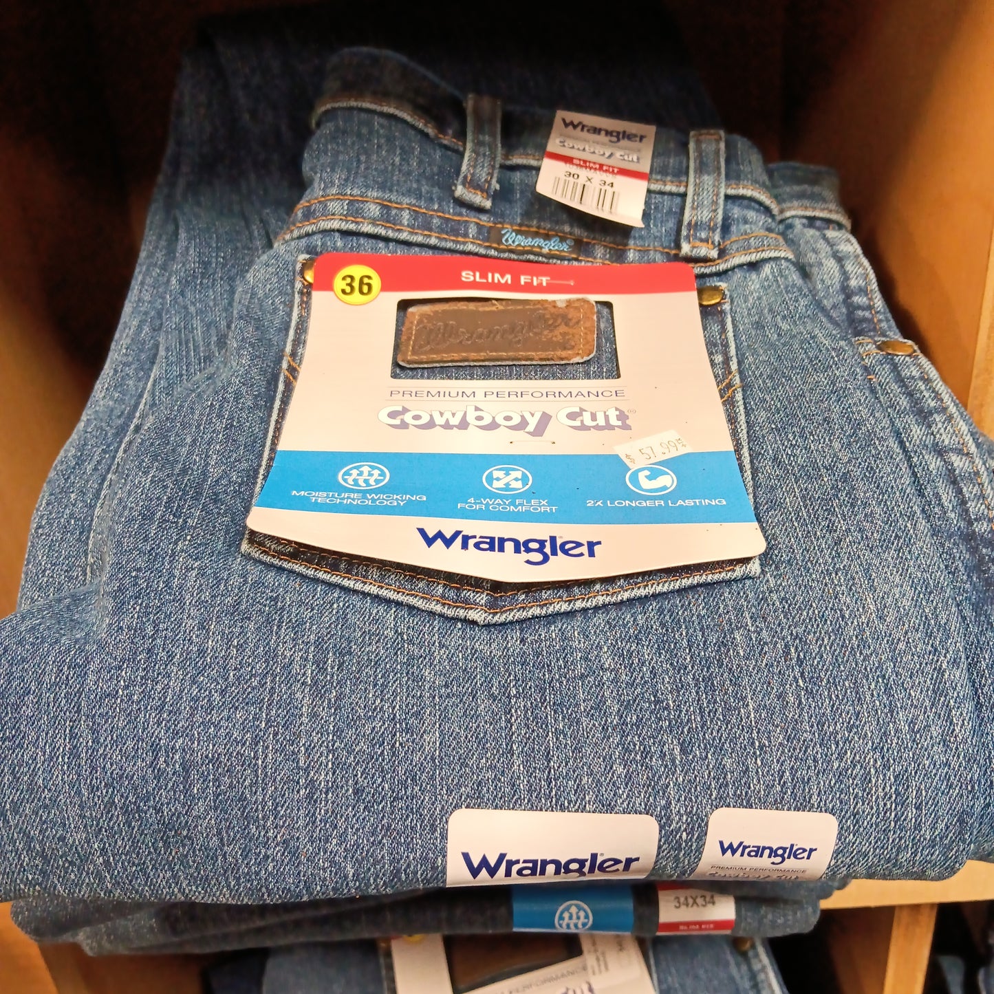 MENS WRANGLER 36MAVVS-BLUE :