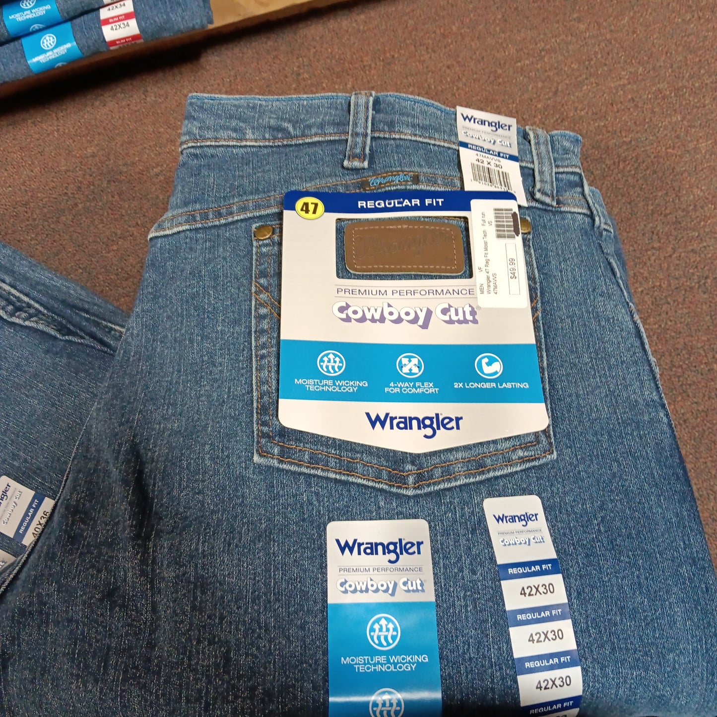 MENS WRANGLER 47MAVVS-BLUE :
