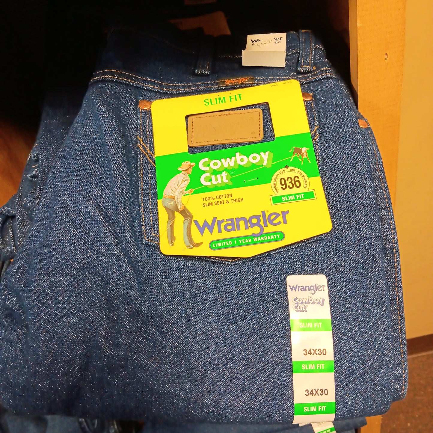 MENS WRANGLER 936PWD-BLUE