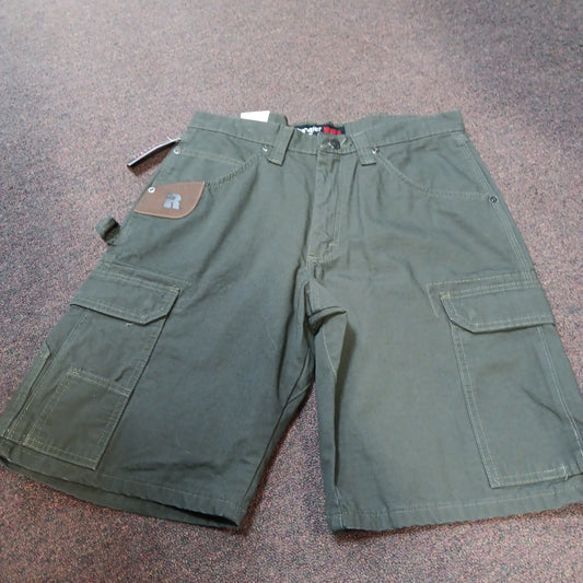 Mens Wrangler Relaxed Shorts riggs green 3W360LD