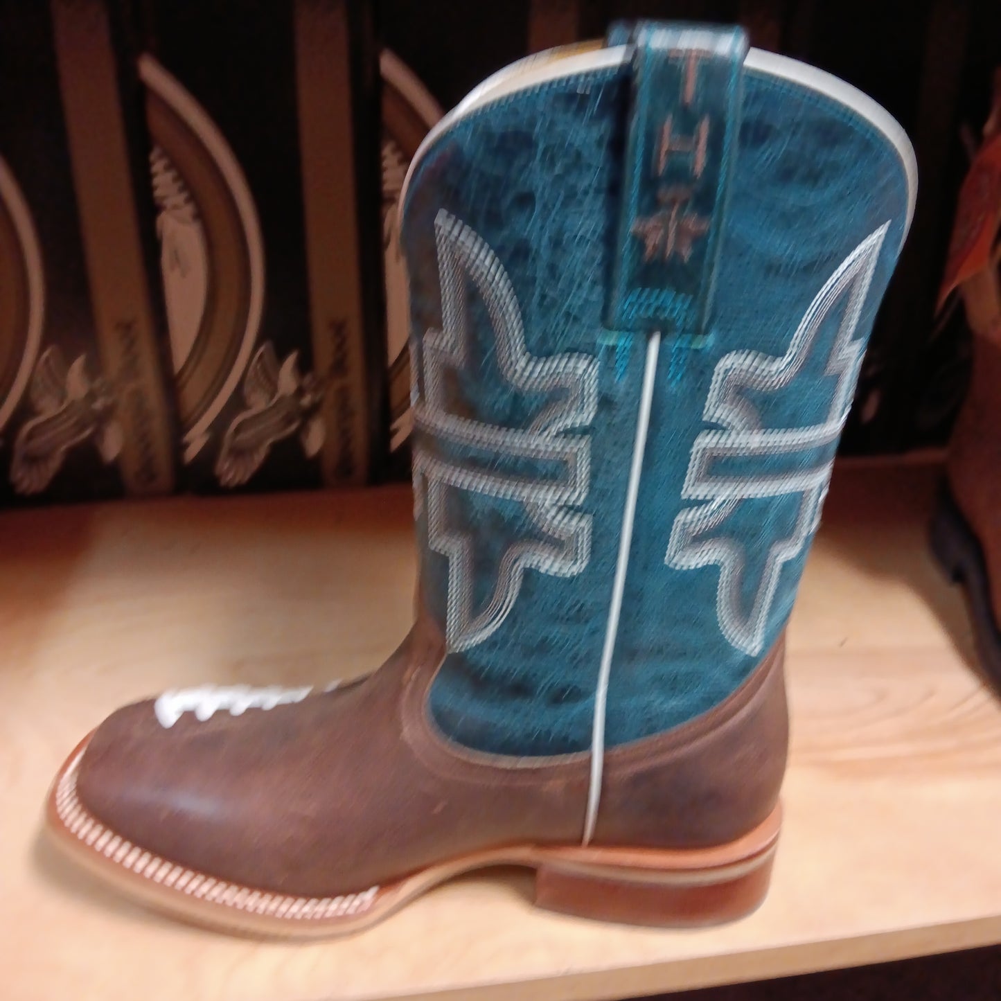 Boots - Mens Tin Haul Football-Blue 65721