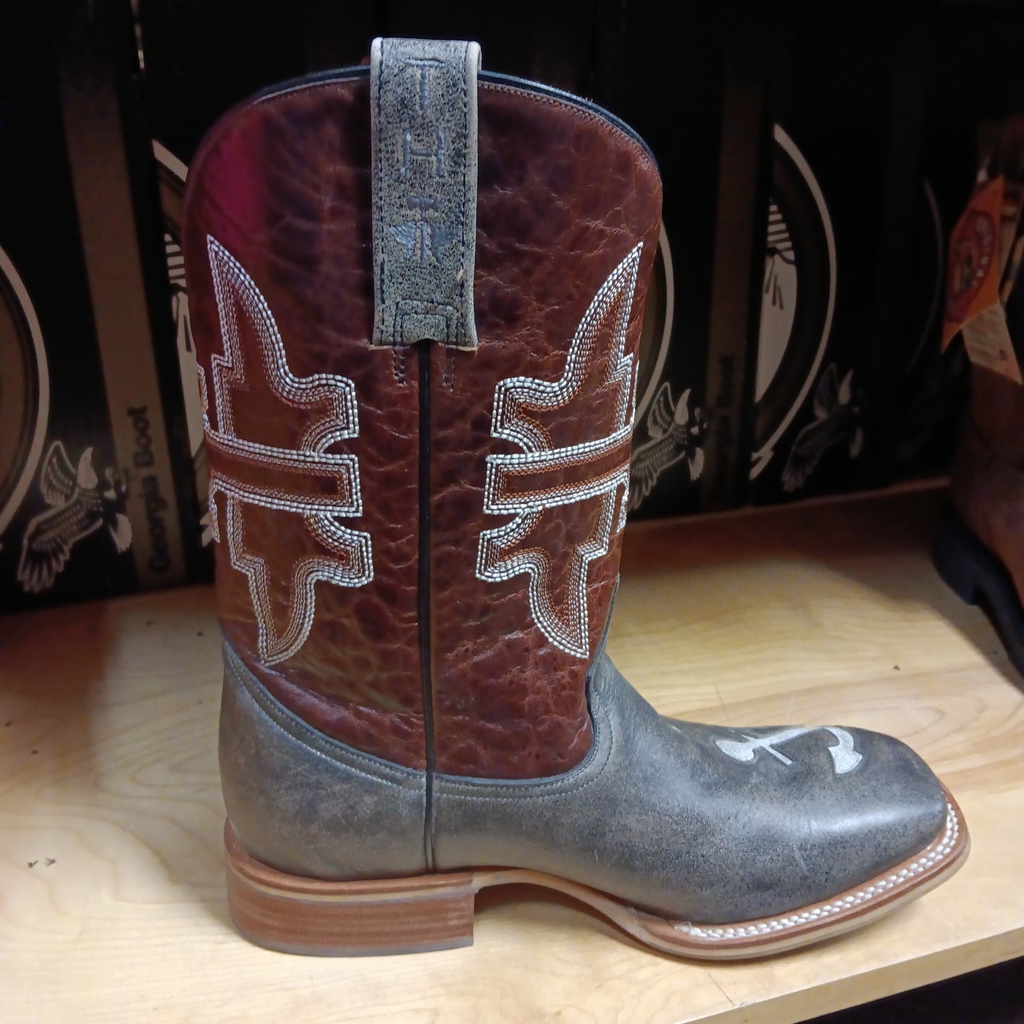 Boots - Mens Tin Haul Anchor-Gray 50358