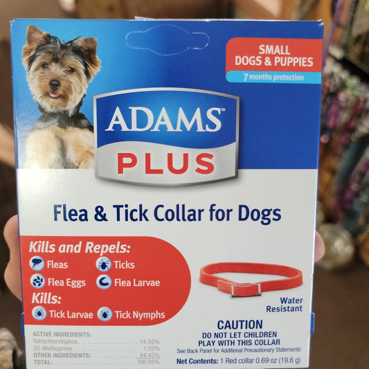 Adams Plus flea and Tick collar-box : small