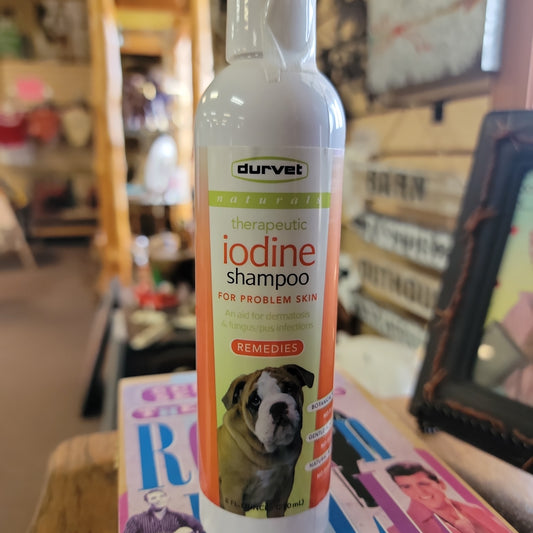 Iodine dog shampoo