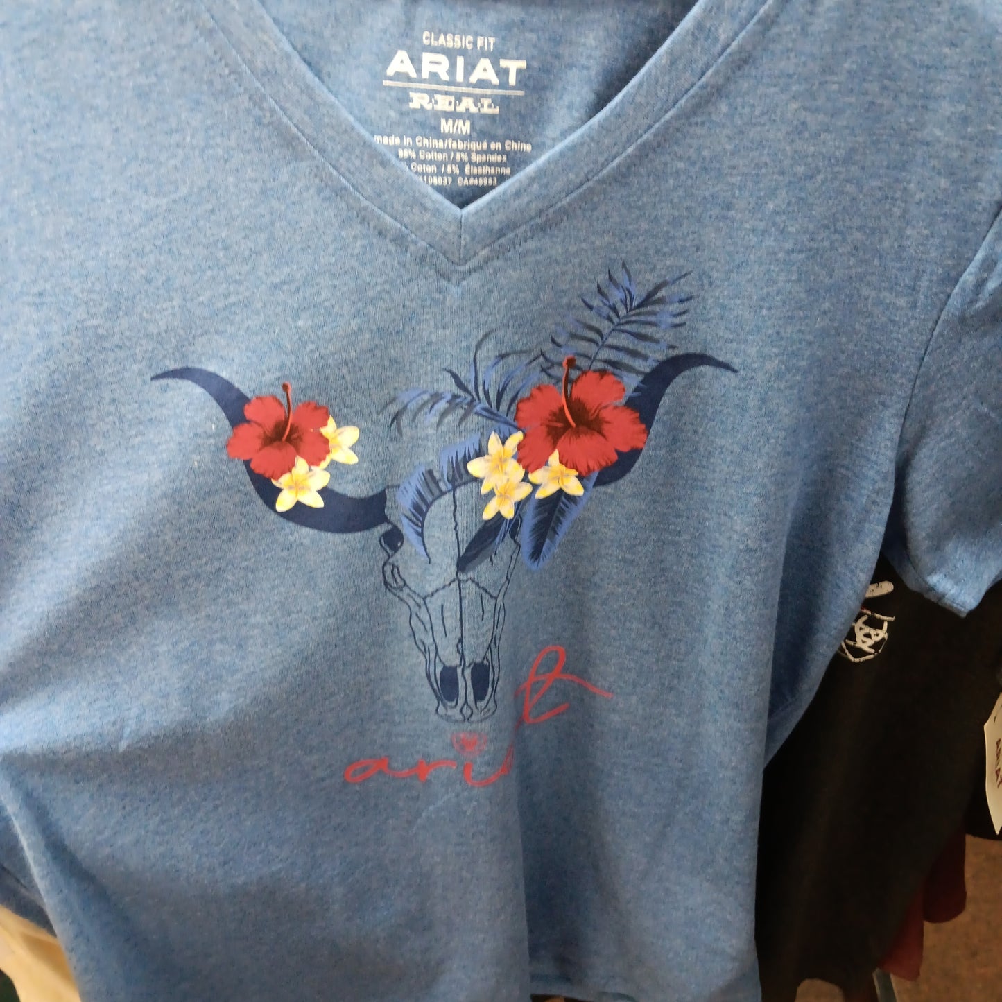 WMNS ARIAT SOL SHIRT-BURGUNDY 10040959