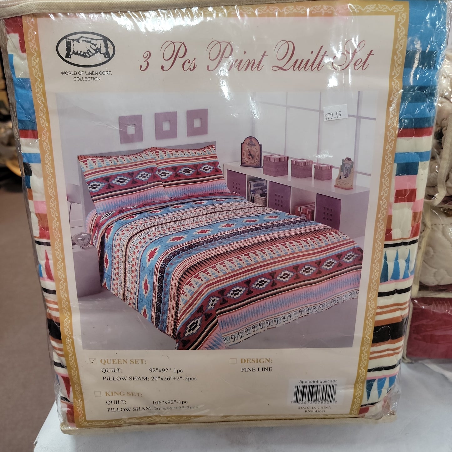 Queen Western Comforter set