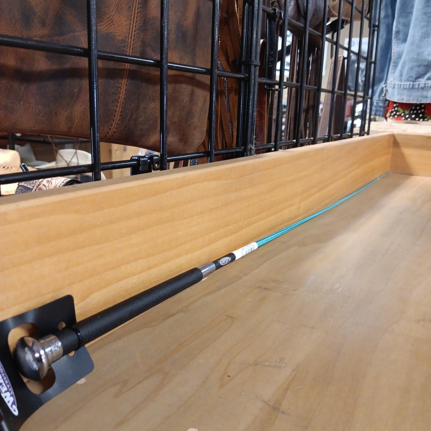 Weaver flex whip chrome tip teal 65-5095-W4