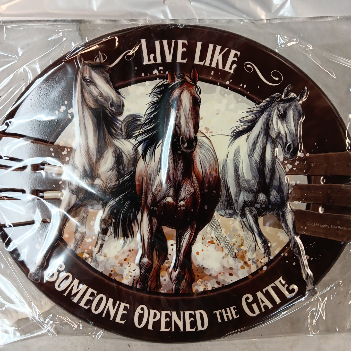 Open the gate sign 61571