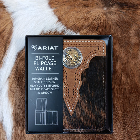 Mens Ariat Bi-fold Flipcase wallet A3549002