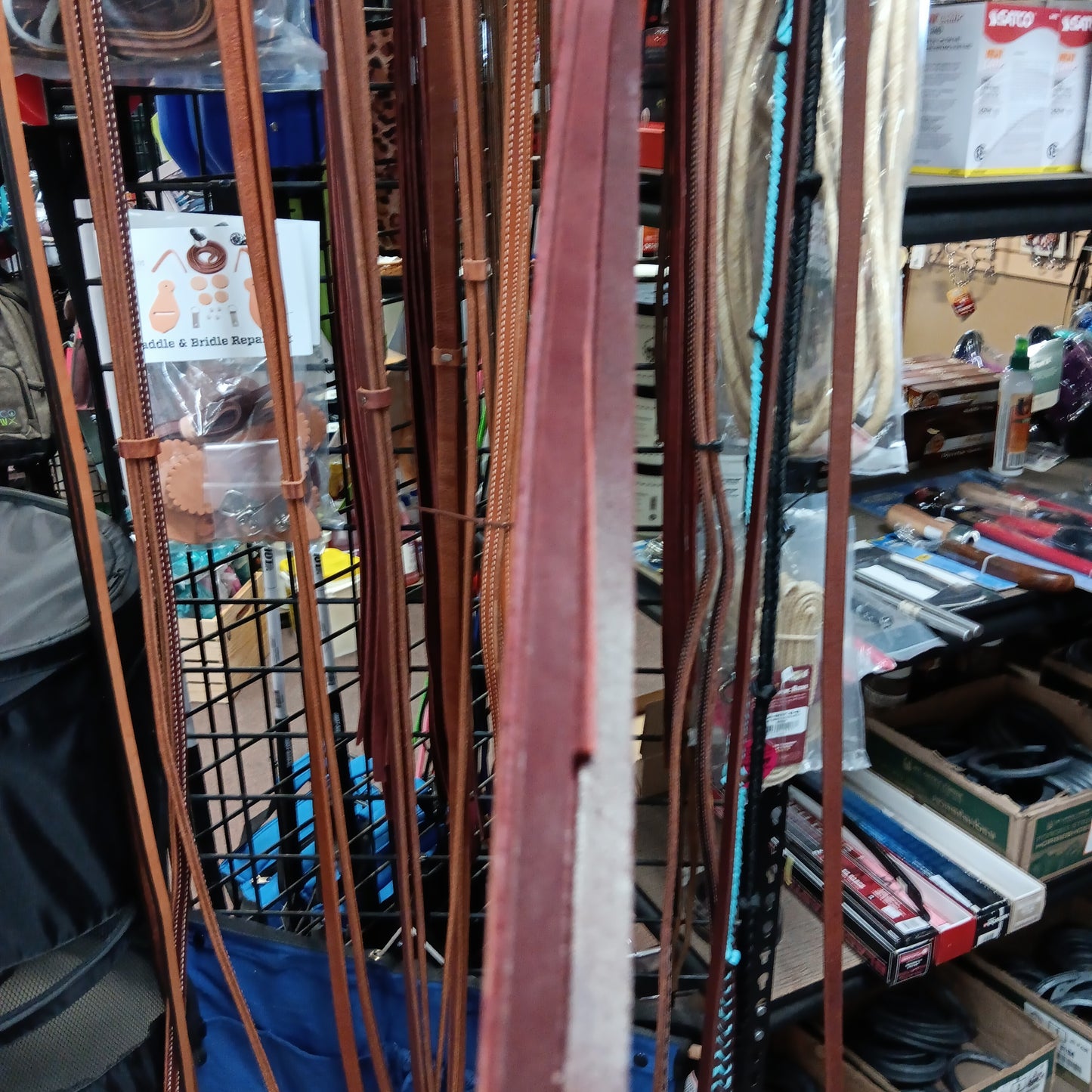 Burgandy Saddle strings-Burgandy