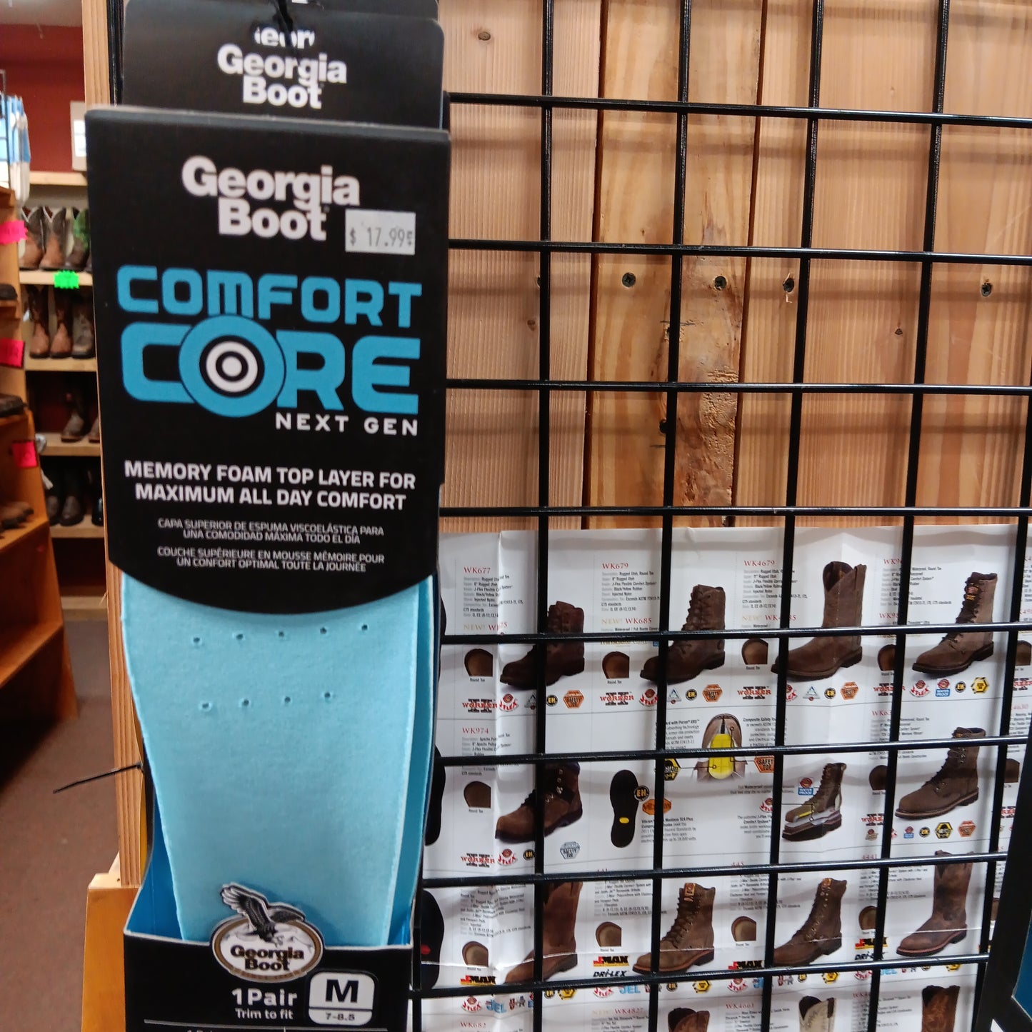 COMFORT CORE MEMORY FOAM-BLUE