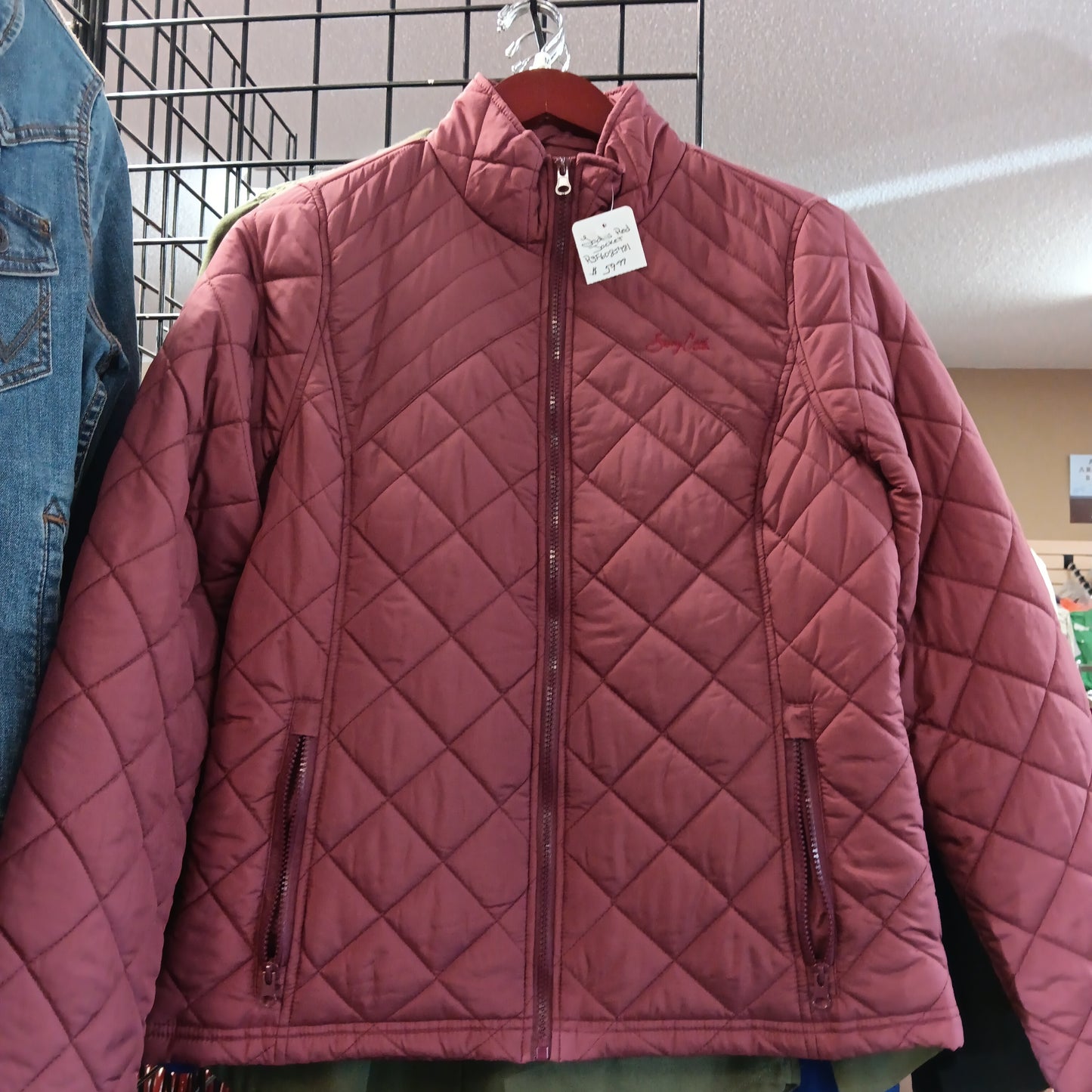 LADIES RED JACKET-RED : M