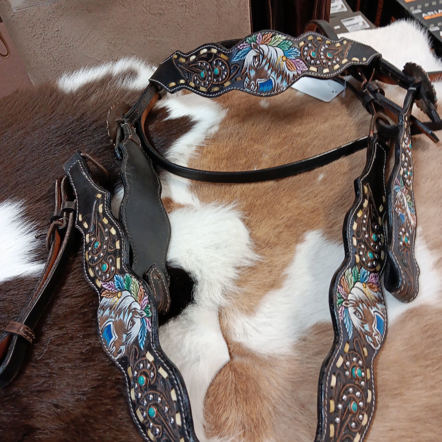 PONY HEADSTALL AND BREAST COLLA