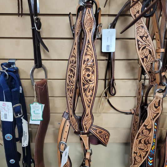 TOOLED HEADSTALL AND BREAST COL-WILKINS