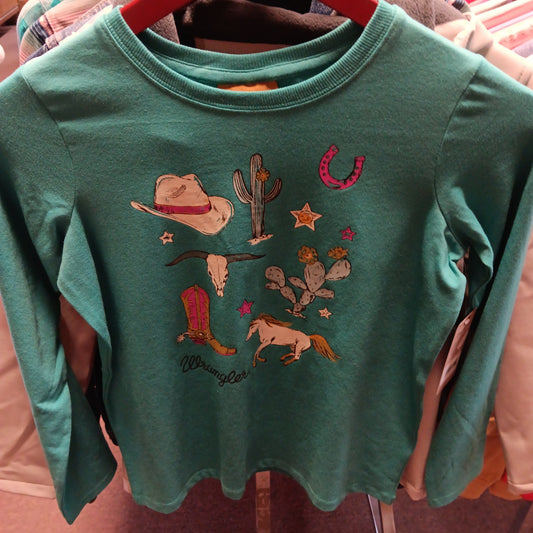 WEST GIRLS KNIT-TEAL : L