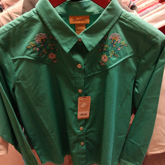 WEST GIRLS WOV-TEAL : XXL