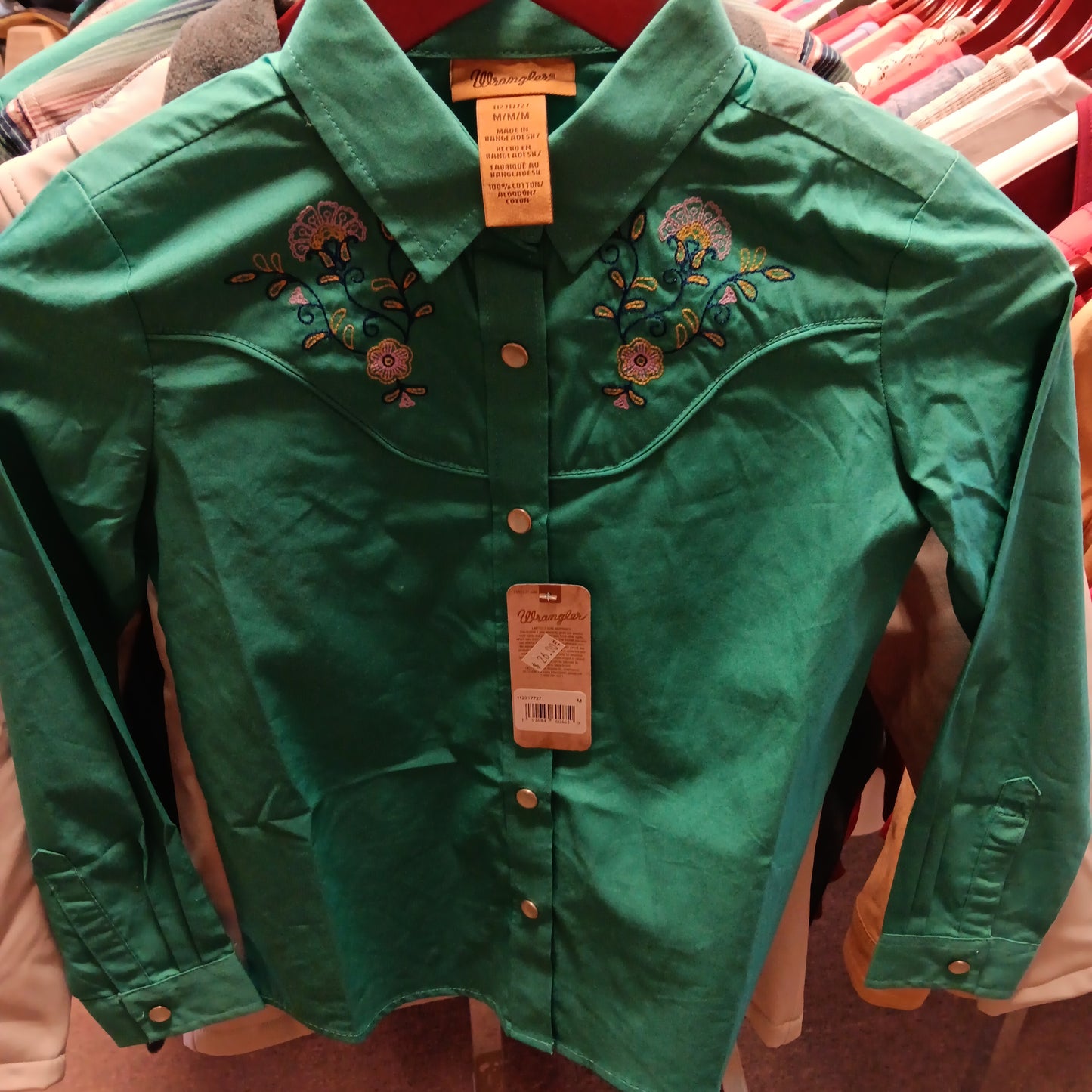 WEST GIRLS WOV-TEAL : M