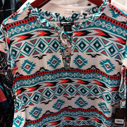 WRANGLER WOMENS RETRO SHIRT-BLOUSE : XL