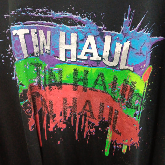 Tin Haul splatter paint black