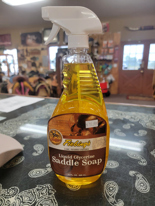 Liquid Glycerine Saddle Soap-Yellow : 1 Quart