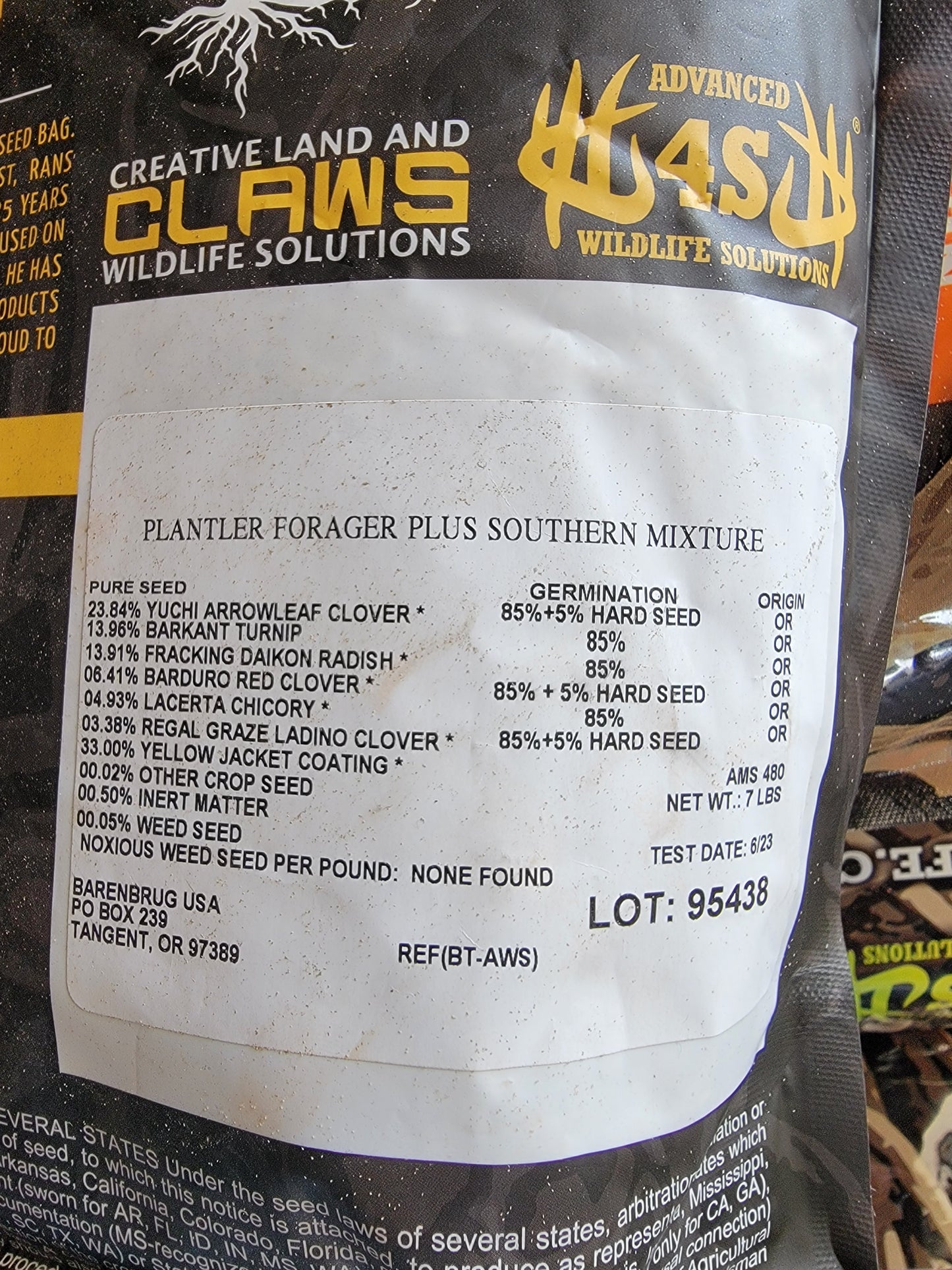 Forager Plus Southern Deer Food plot mix.