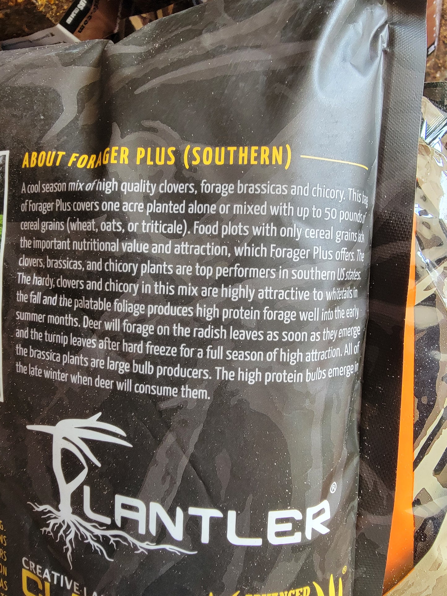 Forager Plus Southern Deer Food plot mix.