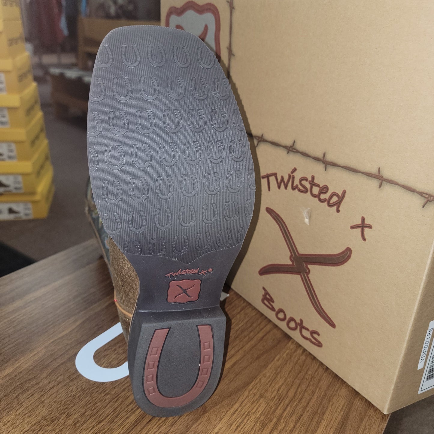 Boots - Twisted X 12'' Top Hand-Pnut/Navy MTH0026