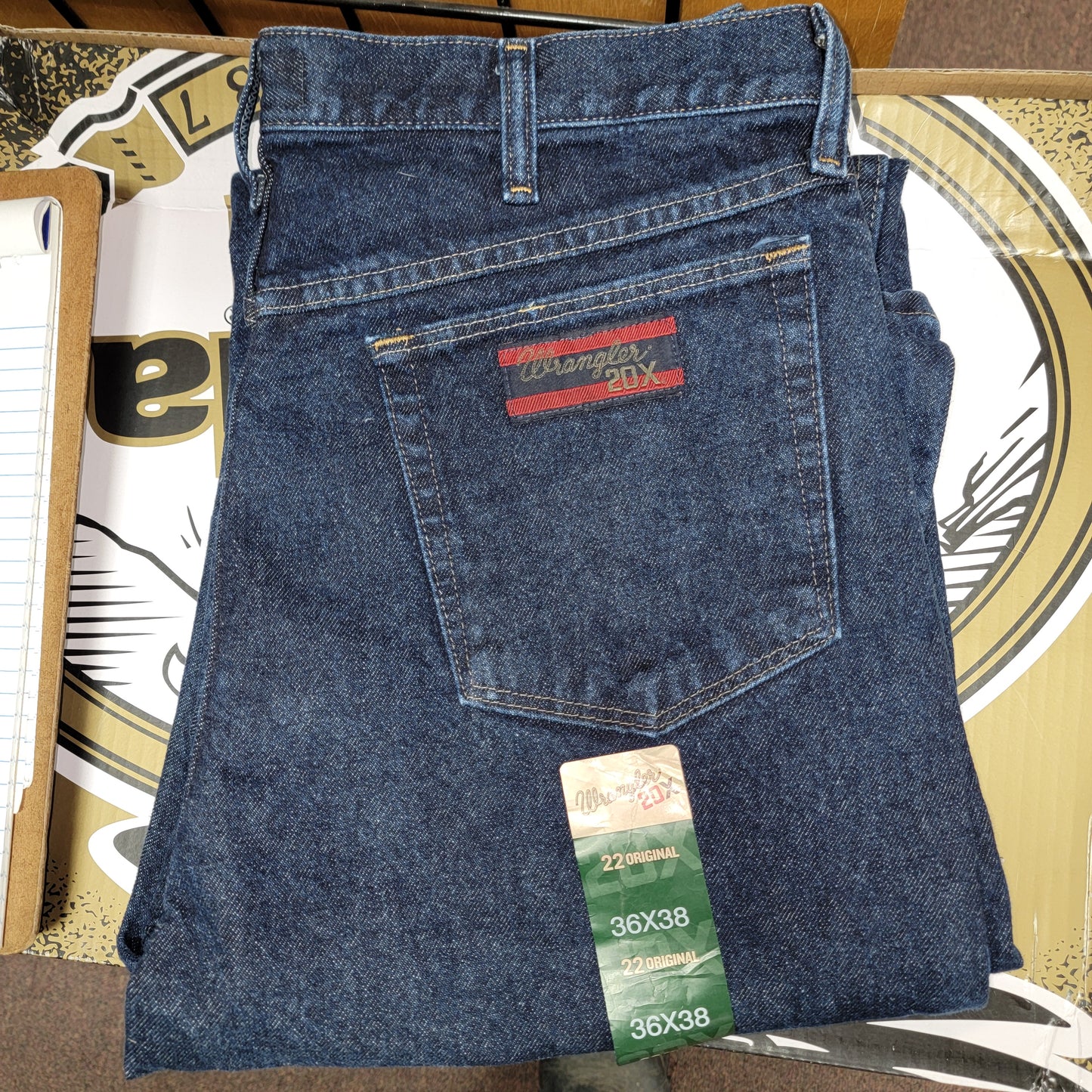 MENS WRANGLER 20X 22MWXSN-BLUE