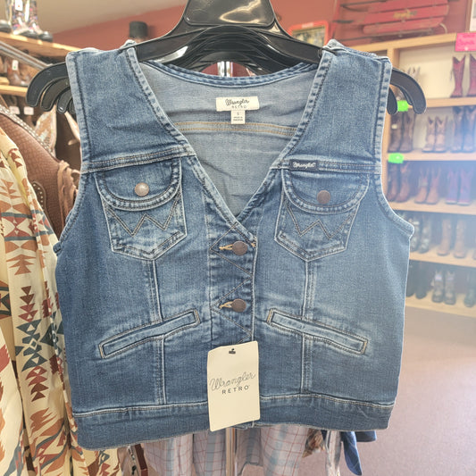 Womens Wrangler Denim vest 112344711