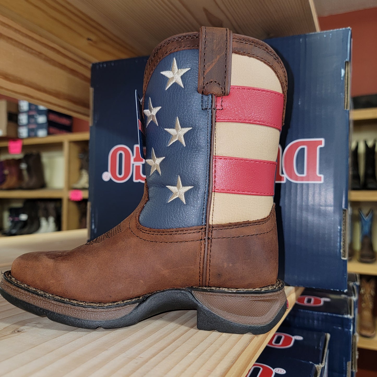 Kids Durango flag boot DBT0159