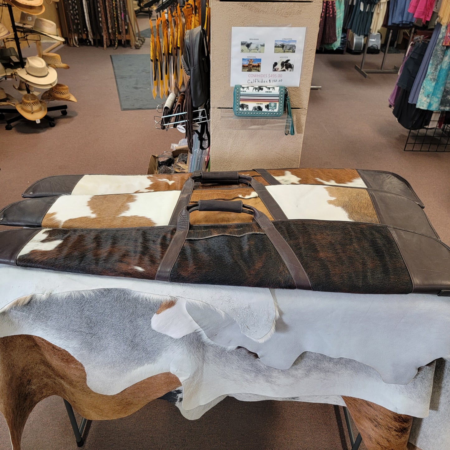 Rifle case Genuine cattle hide